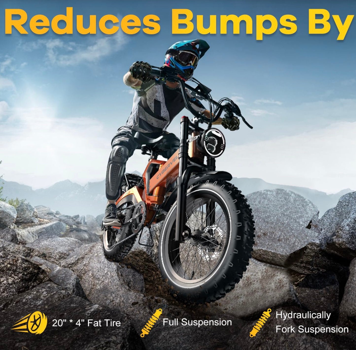 Foldable Electric Bike 100Mile - 36mph - Limited time